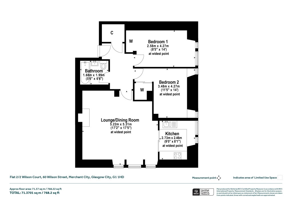 Floorplans For Merchant City, Glasgow City