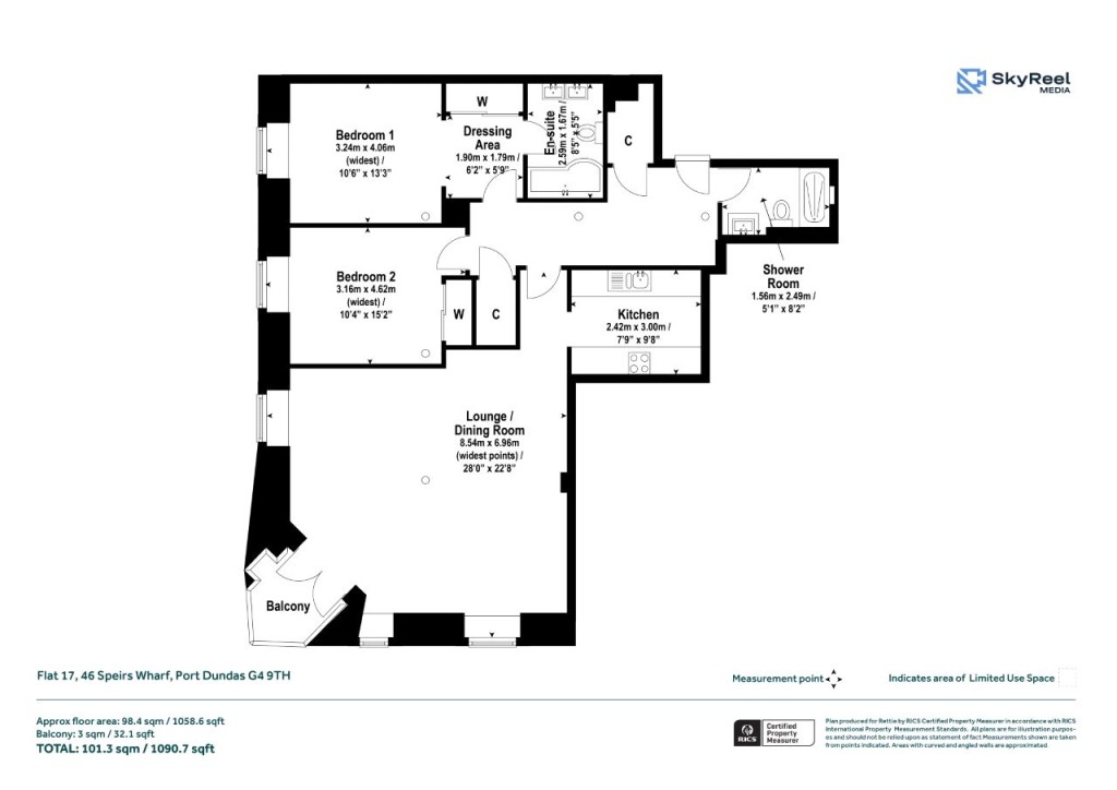 Floorplans For Port Dundas, Glasgow City