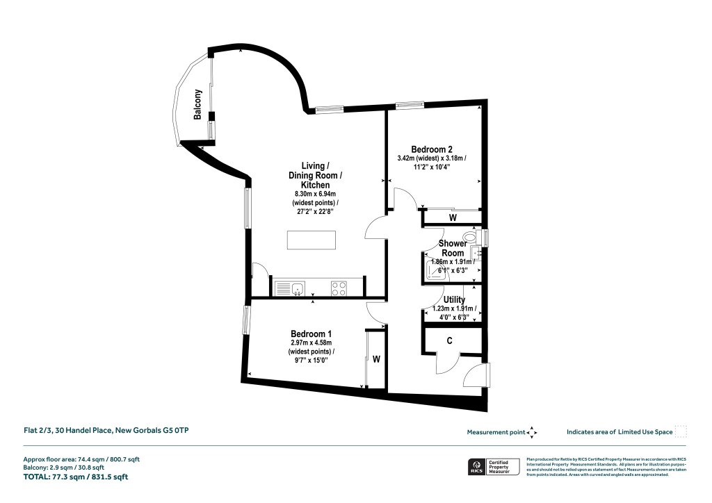 Floorplans For New Gorbals, Glasgow City