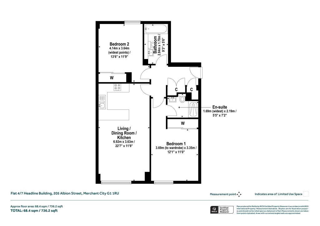 Floorplans For Merchant City, Glasgow City