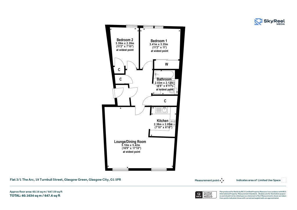 Floorplans For Glasgow Green, Glasgow City