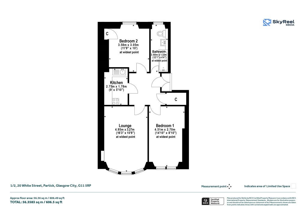 Floorplans For Partick, Glasgow