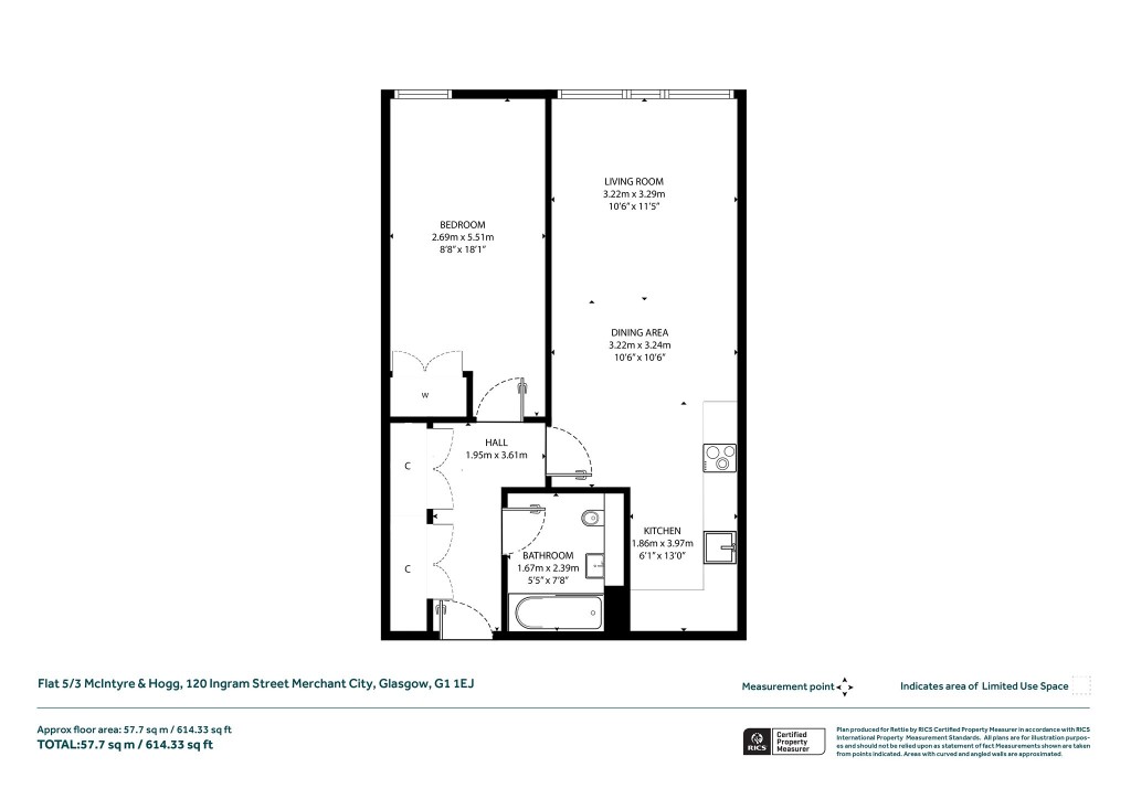 Floorplans For Merchant City, Glasgow City