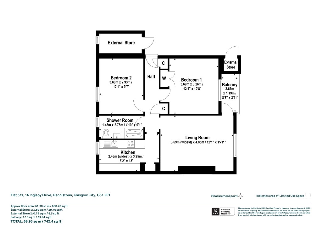 Floorplans For Dennistoun, Glasgow City