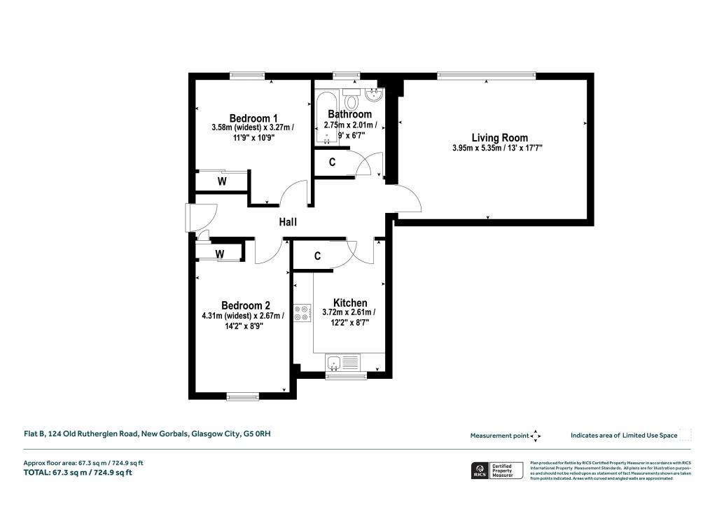 Floorplans For New Gorbals, Glasgow City