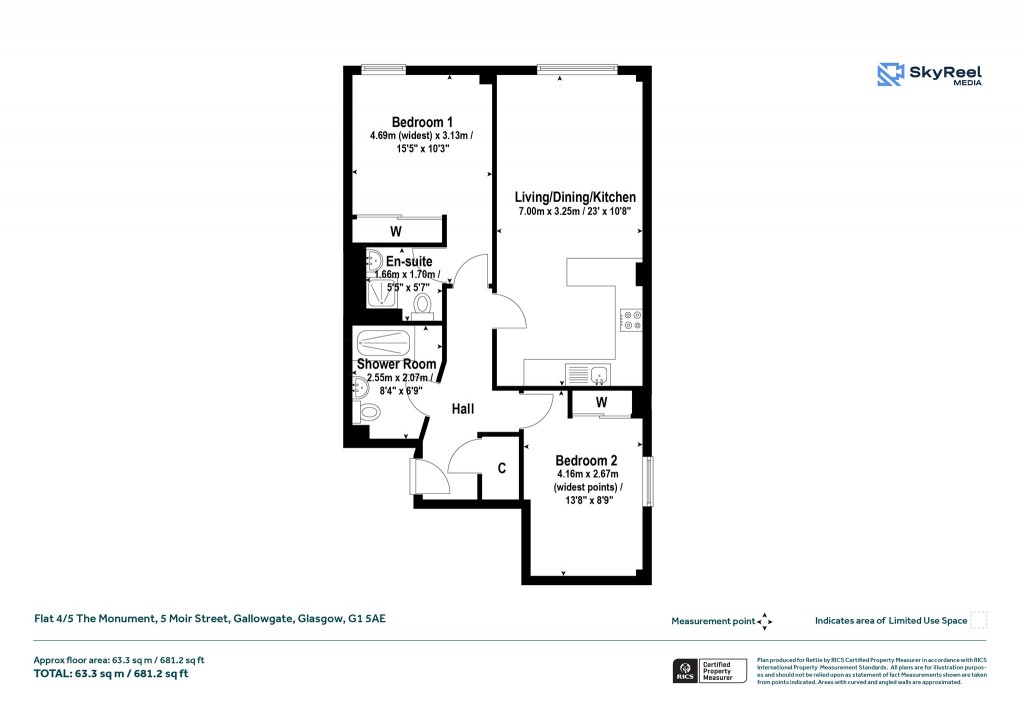 Floorplans For Gallowgate, Glasgow