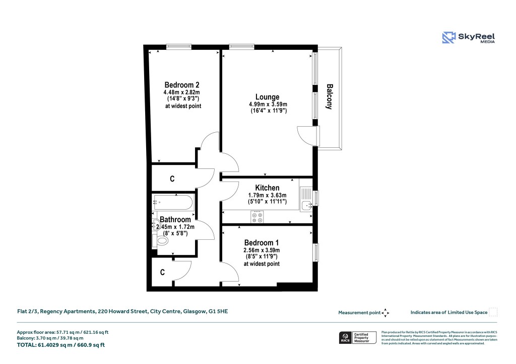 Floorplans For City Centre, Glasgow