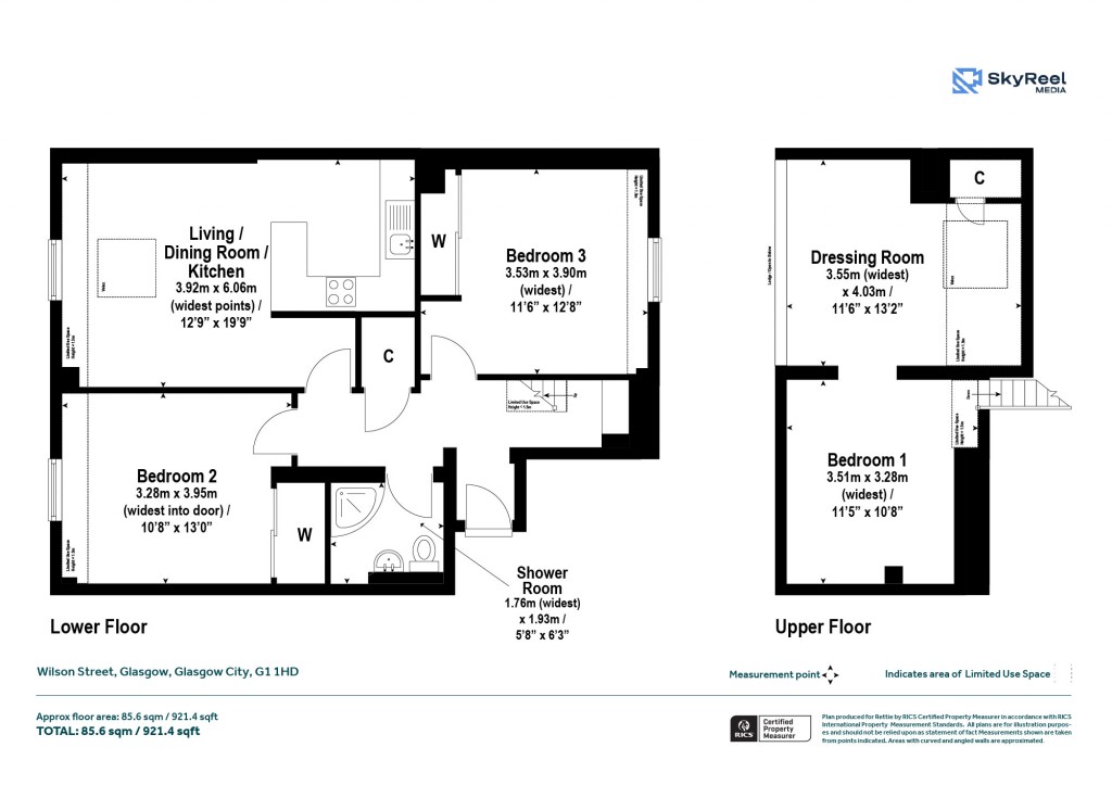 Floorplans For Merchant City, Glasgow