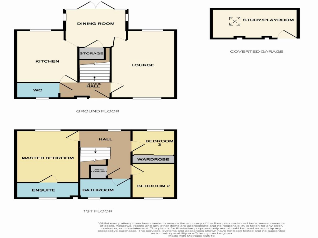 Floorplans For Rowan Way, Dunmow, Essex