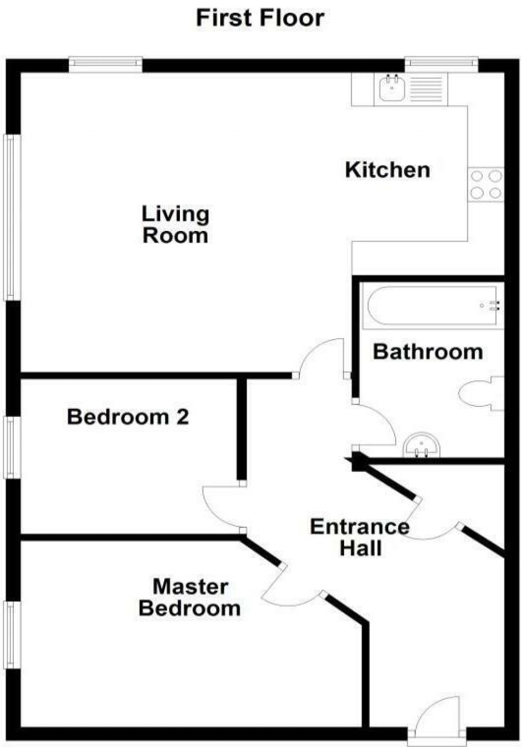 Floorplans For White Hart Way, Dunmow, Essex