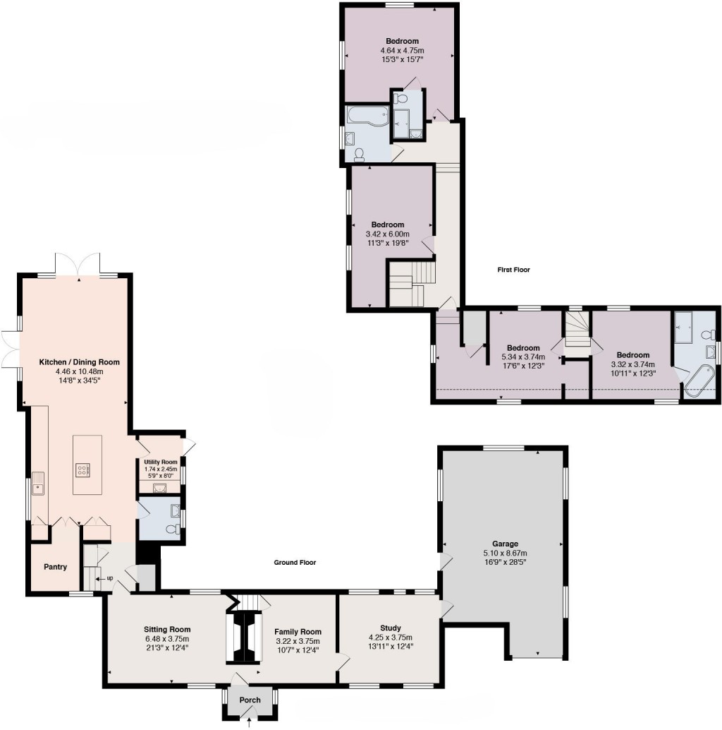 Floorplans For Felsted, Dunmow, Essex