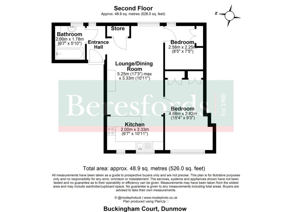 Floorplans For The Close, Dunmow, Essex