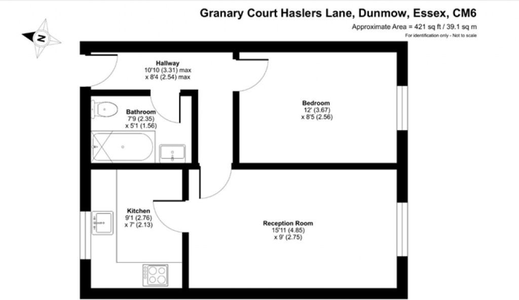 Floorplans For Haslers Lane, Dunmow, Essex