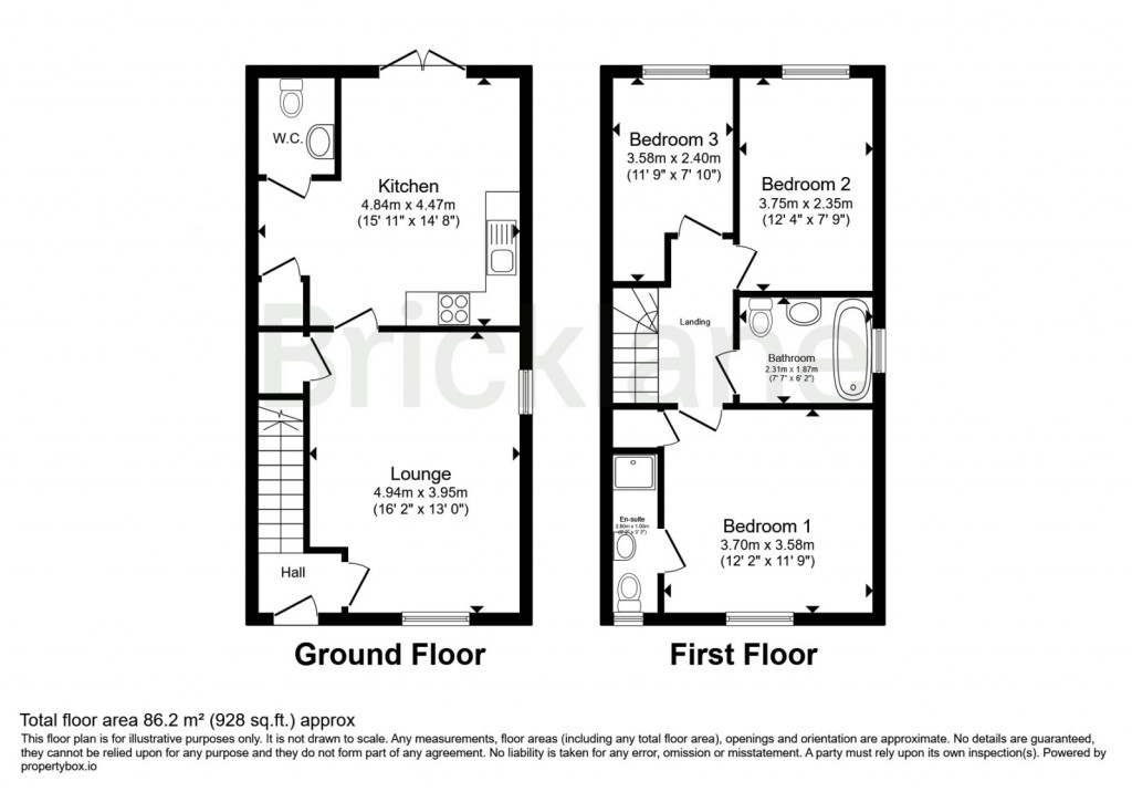 Floorplans For Little Dunmow, Dunmow, Essex