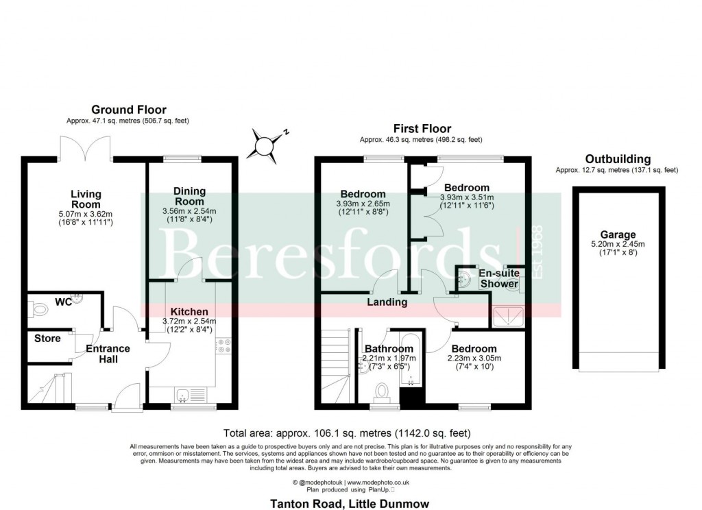 Floorplans For Flitch Green, Dunmow, Essex