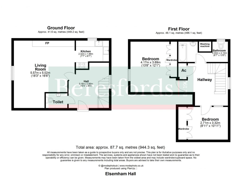 Floorplans For Elsenham, Bishop's Stortford, Essex