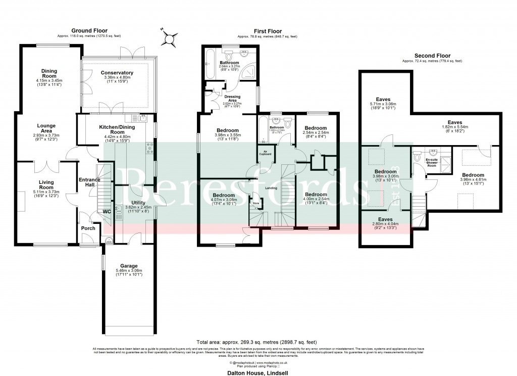 Floorplans For Dunmow, Essex