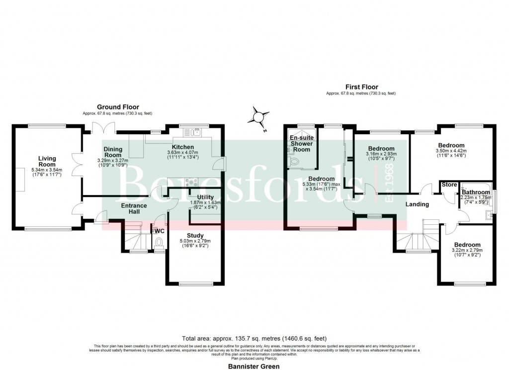 Floorplans For Felsted, Dunmow, Essex