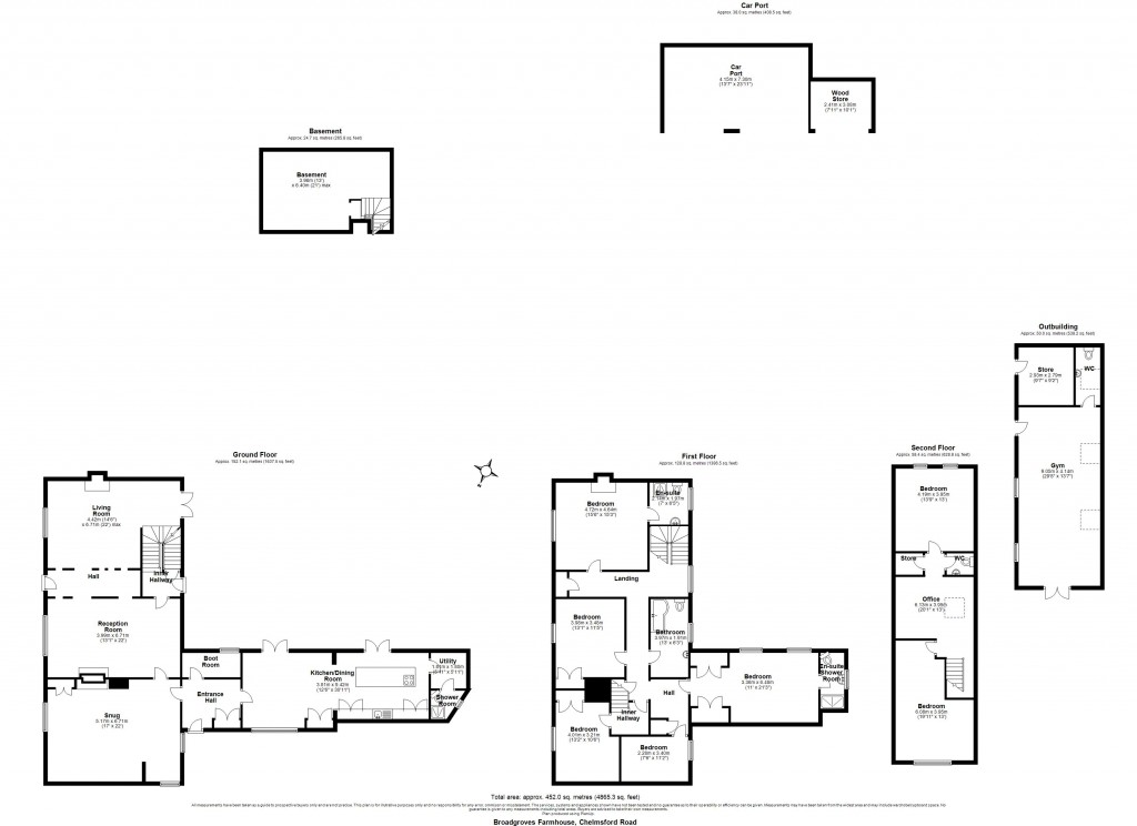 Floorplans For Dunmow, Essex