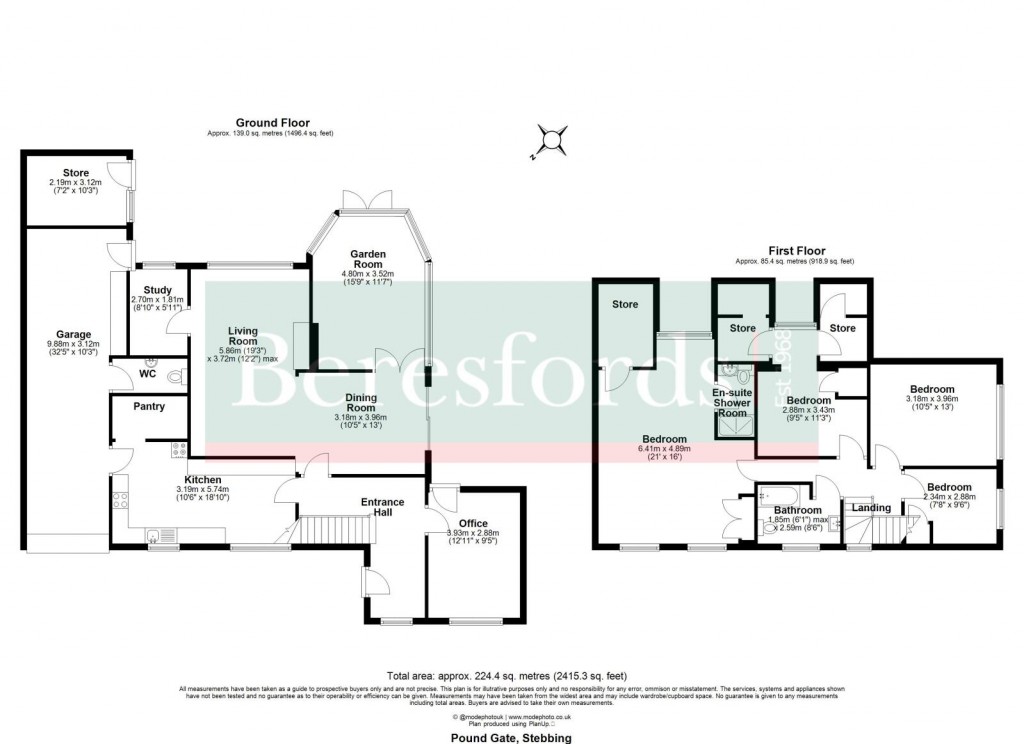 Floorplans For Stebbing, Dunmow, Essex