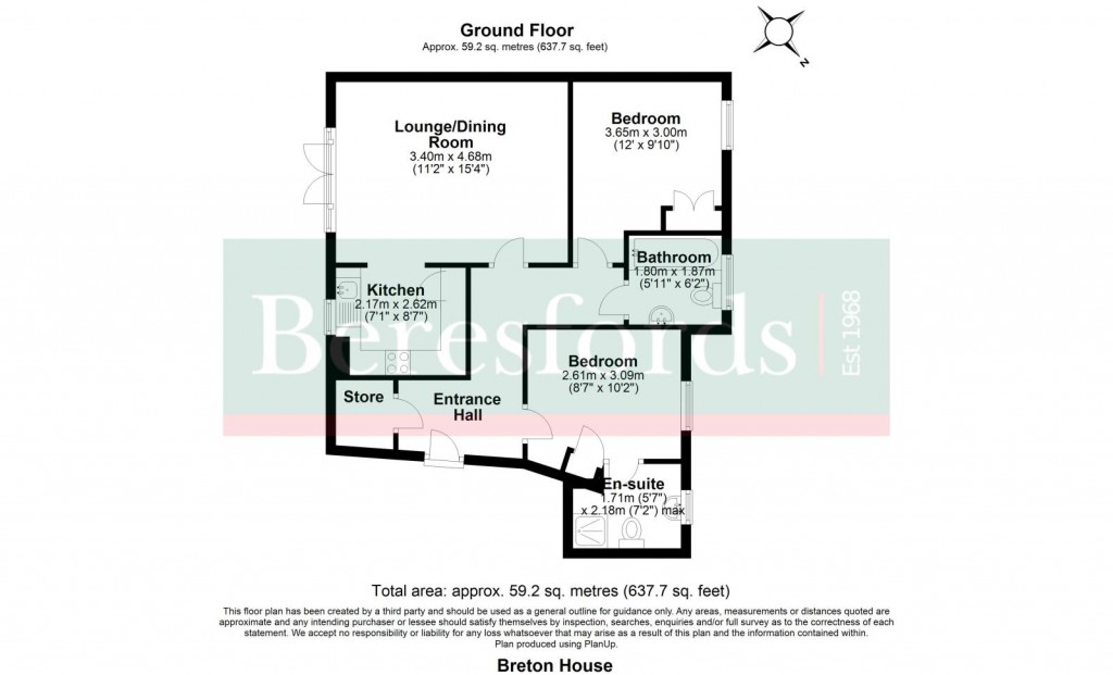 Floorplans For Weavers Close, Dunmow, Essex