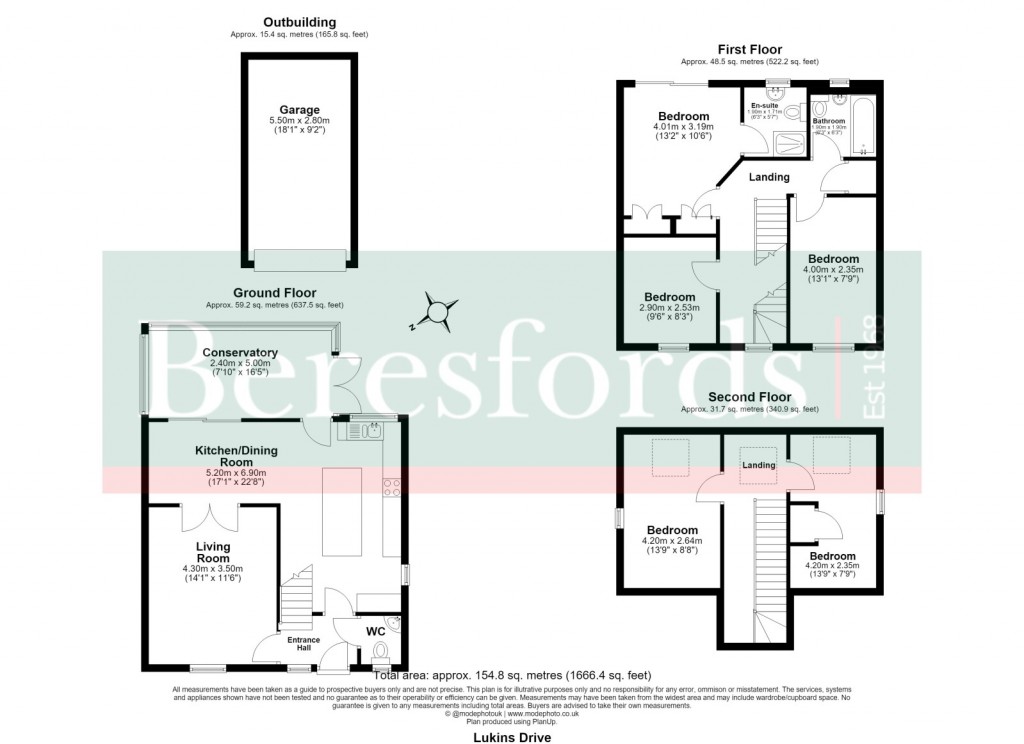 Floorplans For Dunmow, Essex