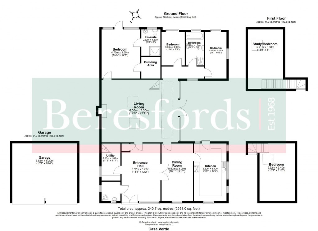 Floorplans For Thaxted, Dunmow, Essex