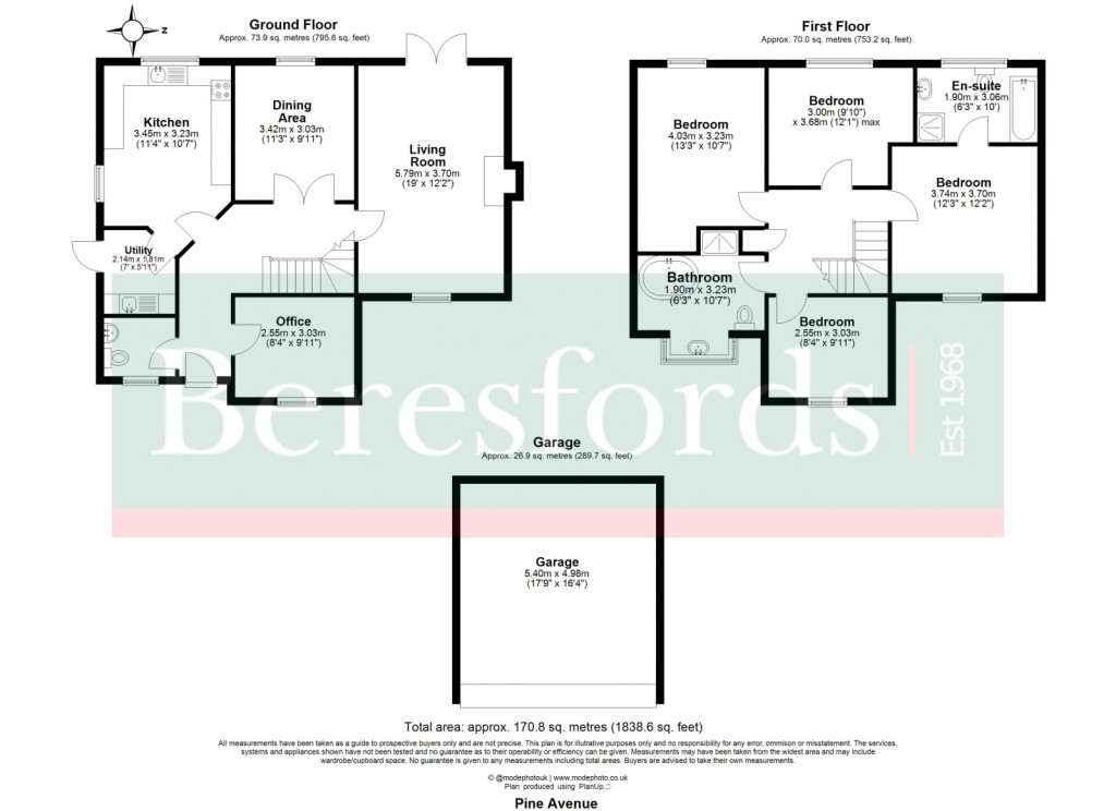 Floorplans For Dunmow, Essex