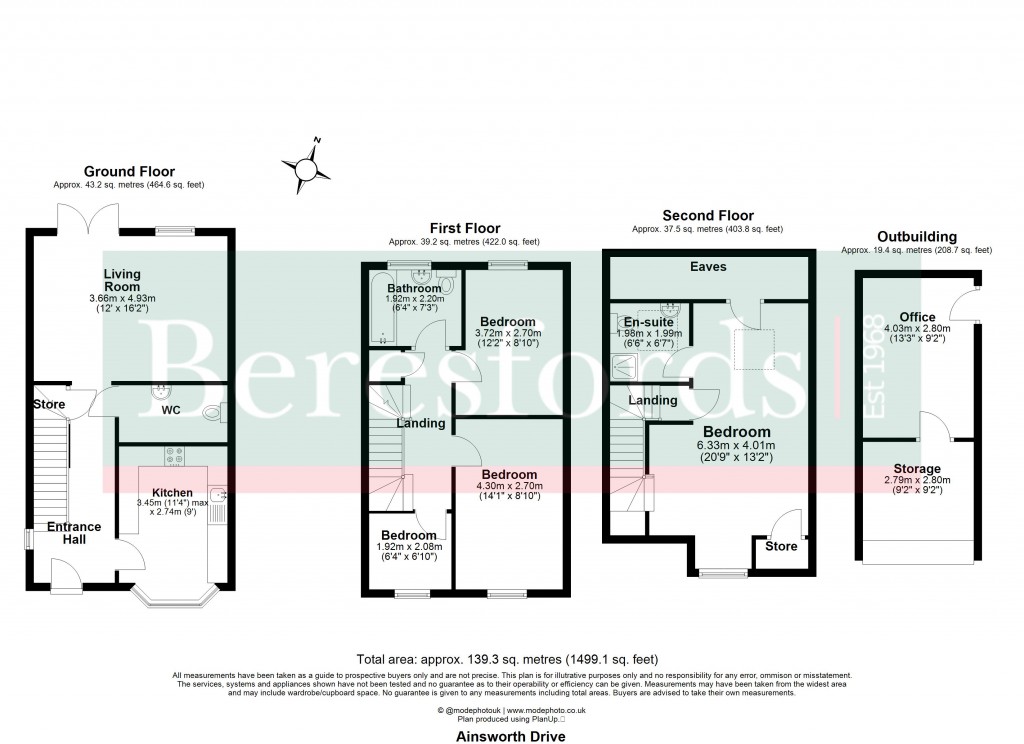 Floorplans For Felsted, Dunmow, Essex