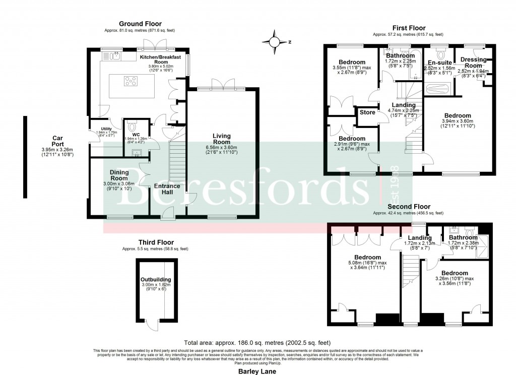 Floorplans For Dunmow, Essex