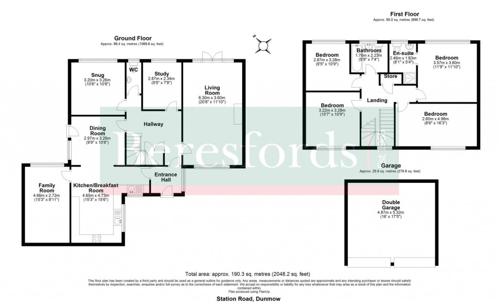 Floorplans For Dunmow, Essex