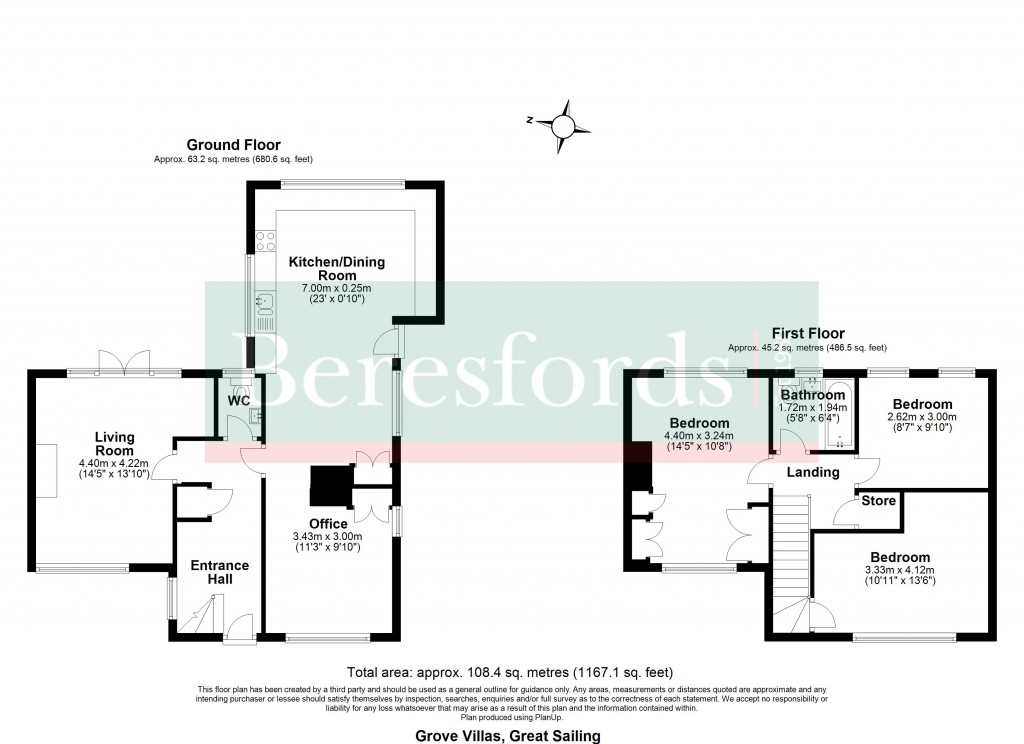 Floorplans For Great Saling, Braintree, Essex