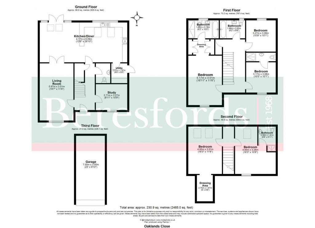 Floorplans For Dunmow, Essex