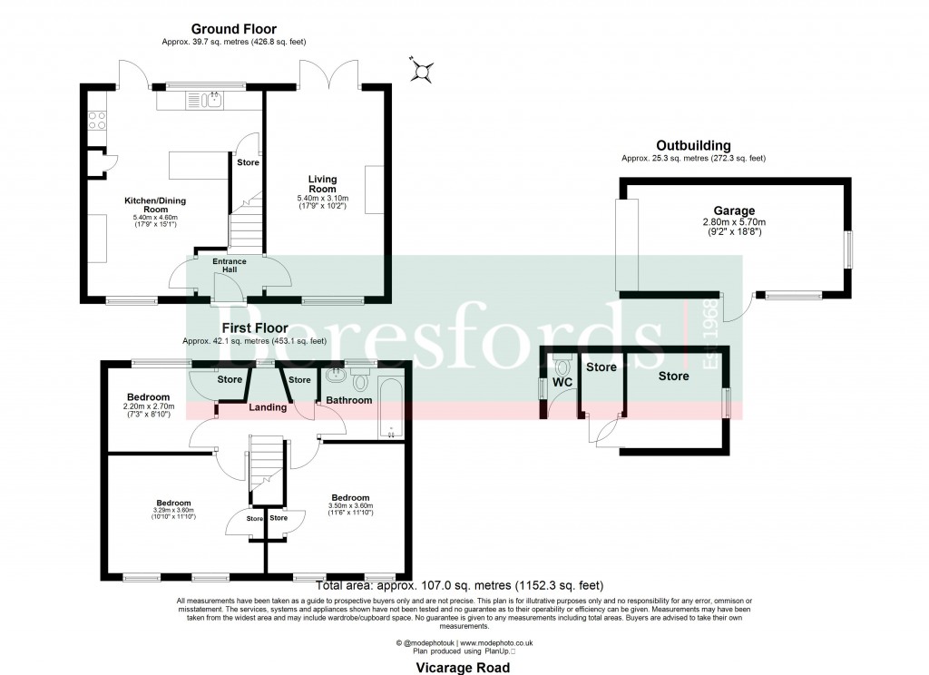 Floorplans For Pleshey, Chelmsford, Essex