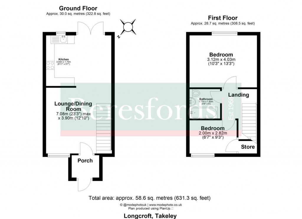 Floorplans For Takeley, Bishop's Stortford, Essex