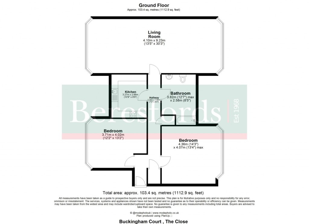 Floorplans For The Close, Dunmow, Essex