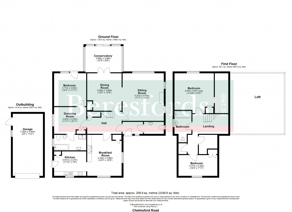 Floorplans For Felsted, Dunmow, Essex