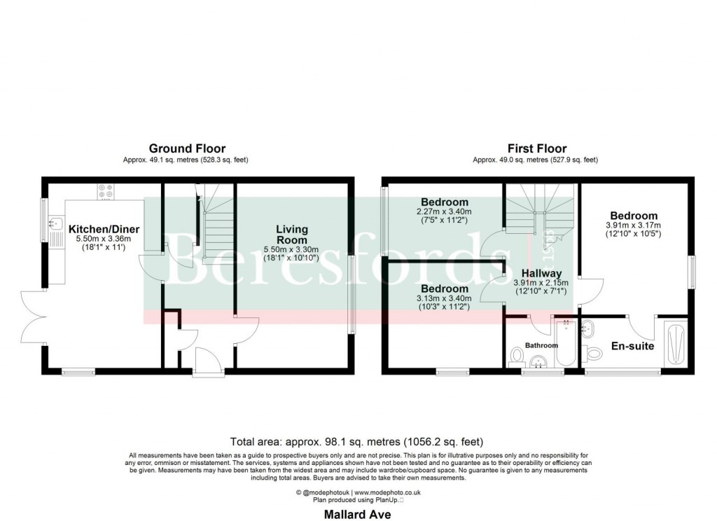 Floorplans For Dunmow, Essex