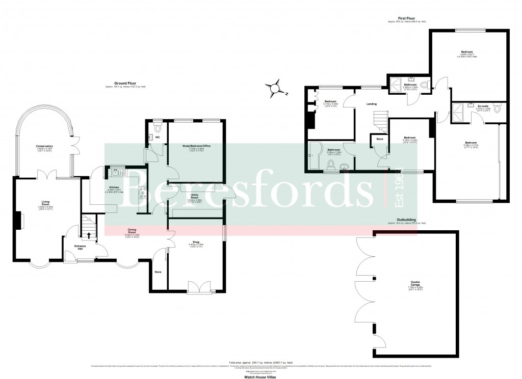 Floorplans For Braintree Road, Felsted, Essex