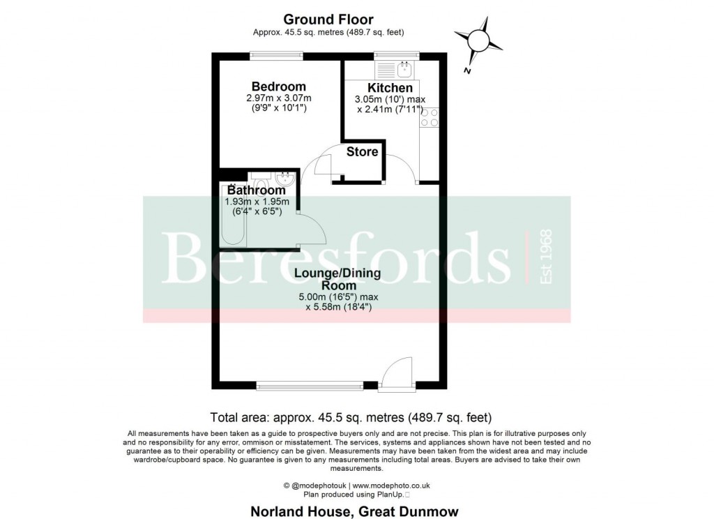 Floorplans For Weavers Close, Dunmow, Essex