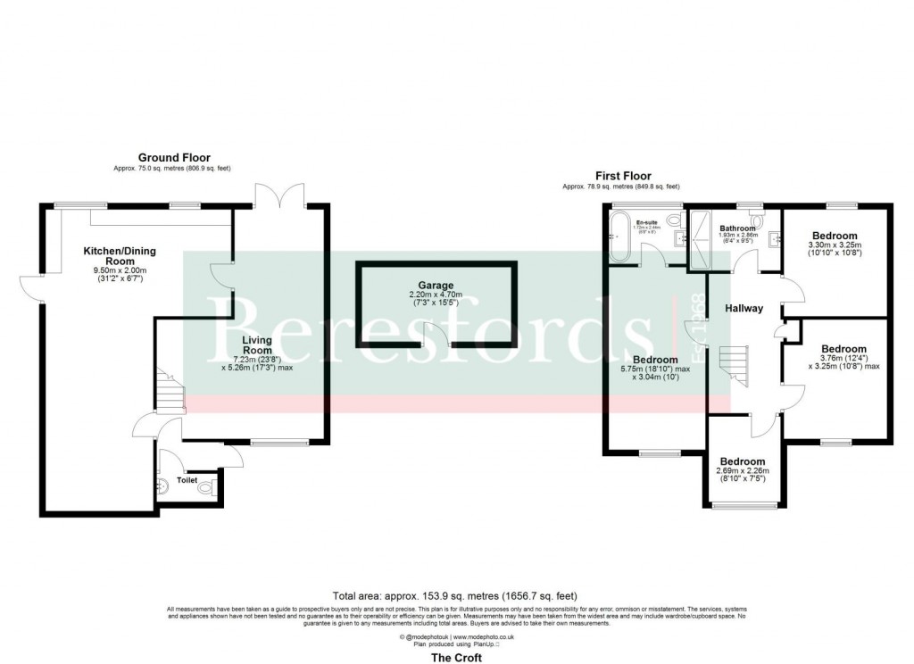 Floorplans For Elsenham, Bishop's Stortford