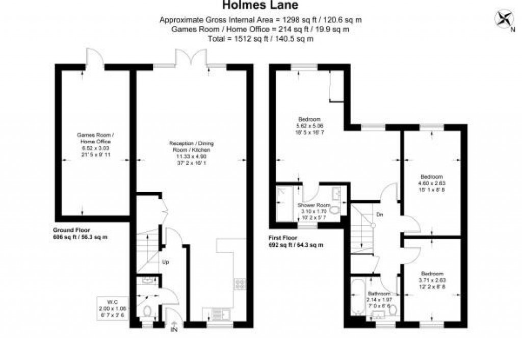 Floorplans For Bishop's Stortford, Hertfordshire