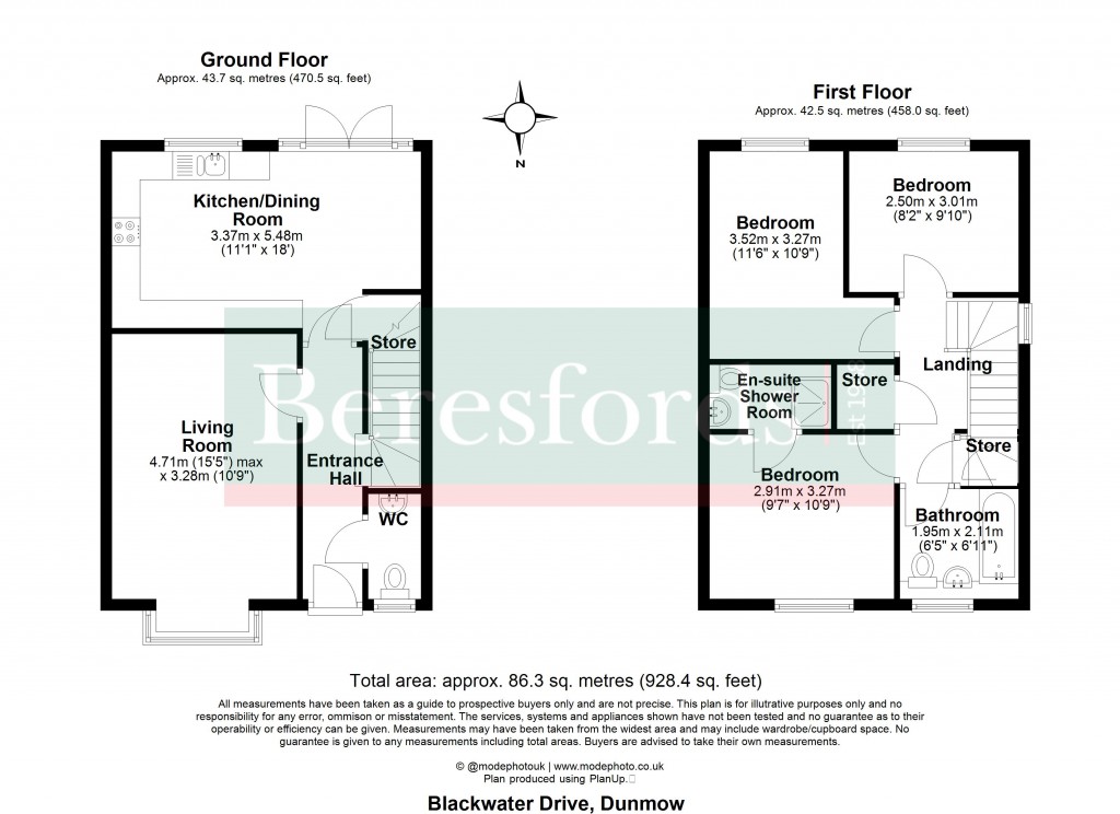 Floorplans For Dunmow, Essex