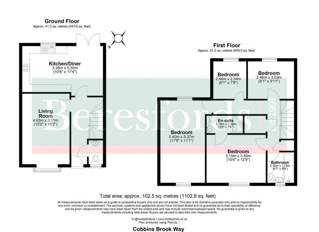 Floorplans For Dunmow, Essex