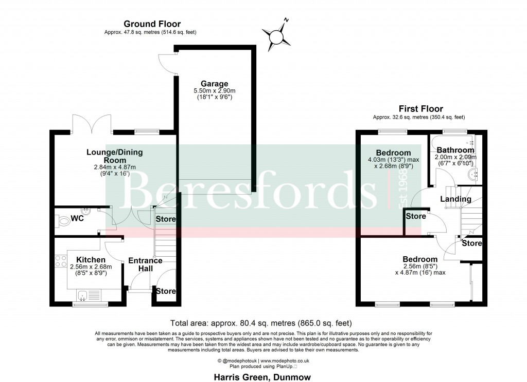 Floorplans For Dunmow, Essex