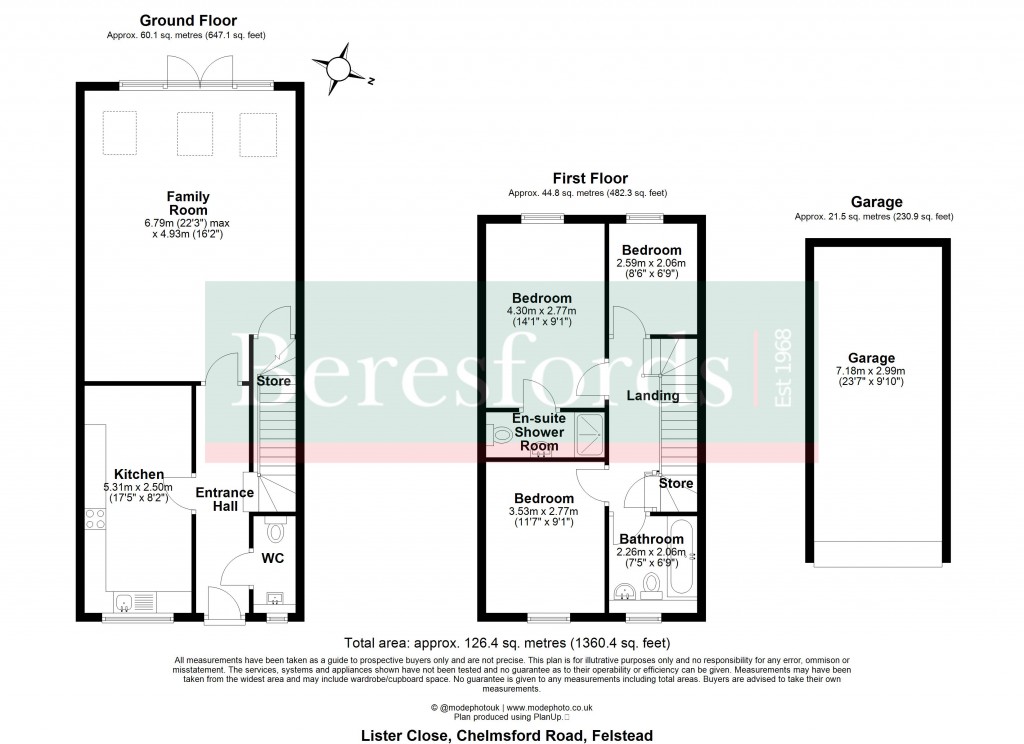 Floorplans For Felsted, Dunmow, Essex