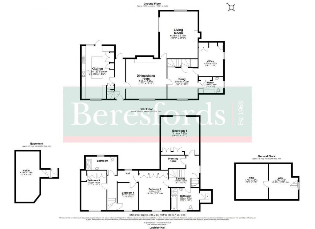 Floorplans For Stebbing, Dunmow, Essex