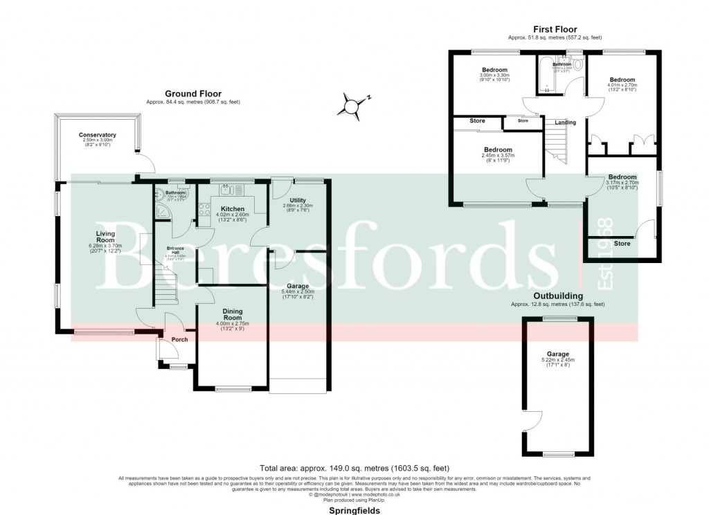 Floorplans For Dunmow, Essex
