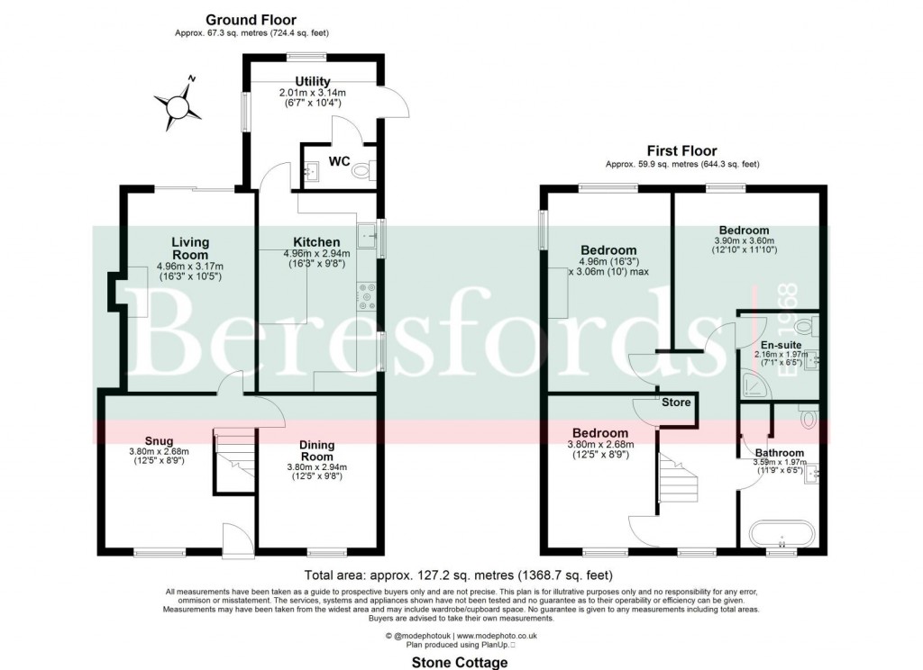 Floorplans For Great Easton, Dunmow, Essex
