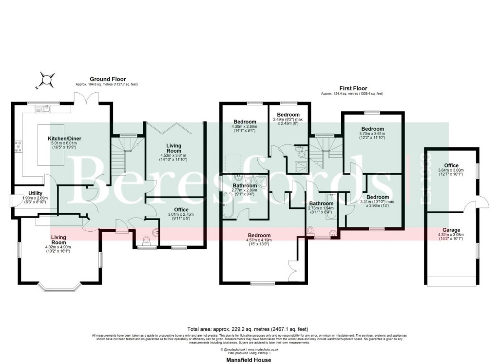 Floorplans For Dunmow, Essex
